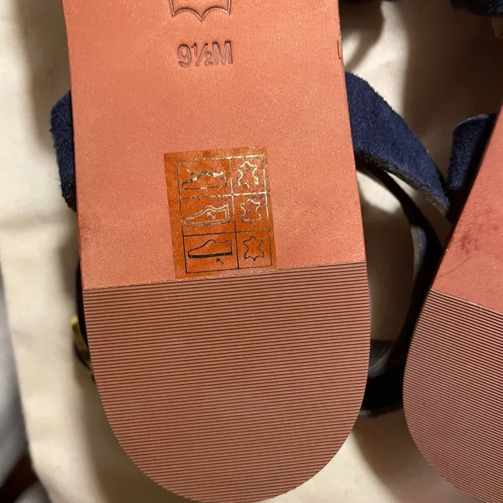 NWOT Tory Burch May Flat Sandals size 9.5